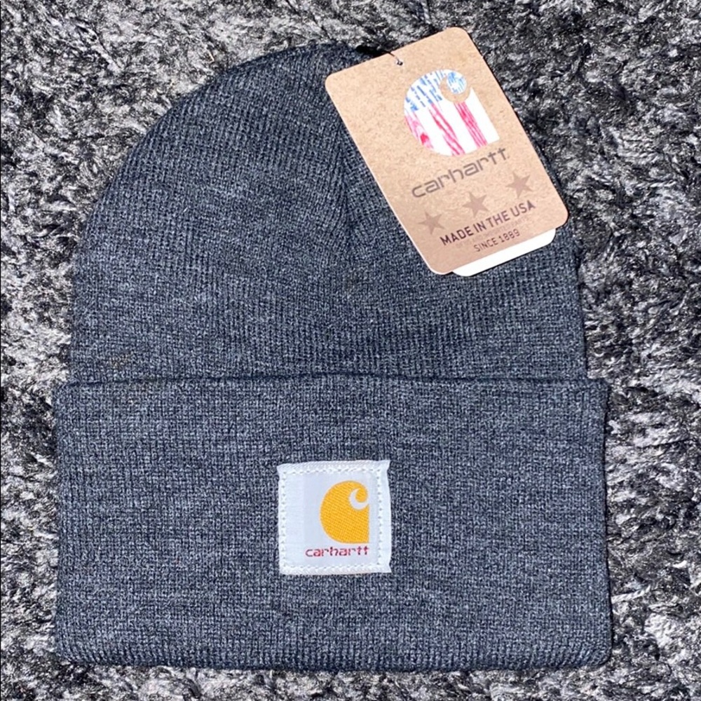 Carhartt dark grey beanie